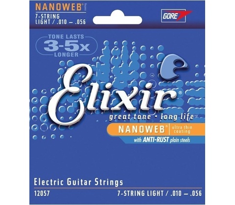 Elixir Electric 7-String Nanoweb 12057 Light