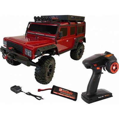 DF models DF-4J Crawler 2023 Edition XXL RTR ČERVENÝ 1:10