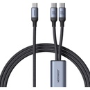 Joyroom SA21-1T2 C-2C USB-C (M) - 2x USB-C (M) 100W, 1.5m, černý