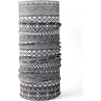 Image 1 of HUSKY Мултифункционален шал Husky Printemp сиво триъгълни ивици, UNI (hsk-UHU-0007)