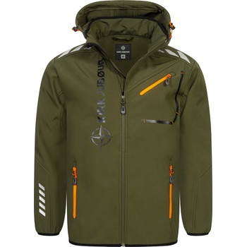 KirkjubØur Мъжко яке KIRKJUBØUR® Alvik Men SOFTSHELL jacket 10, 000 mm water column khaki/orange