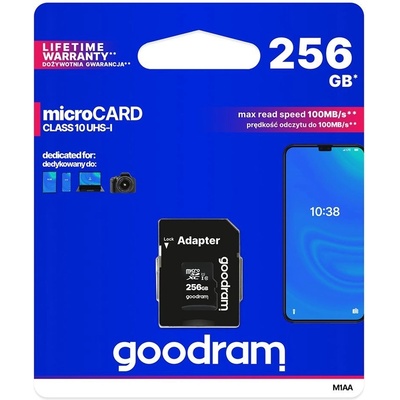 GOODRAM SDXC UHS-I 256GB M1AA-2560R12