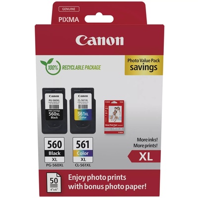 Canon PG-560 XL + CL-561 XL Photo Value Pack (3712C008)