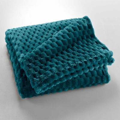 douceur d'intérieur Modrá deka z mikroflanelu Mini Frosty 125x150