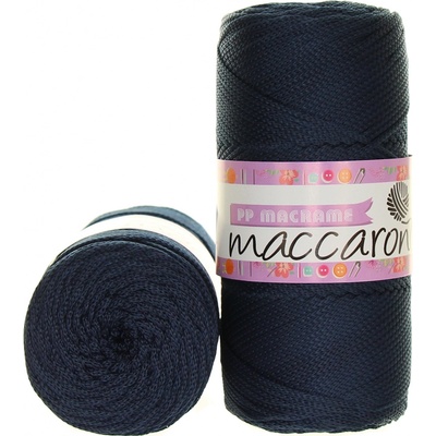 Maccaroni PP Macrame 260 půlnoční modrá