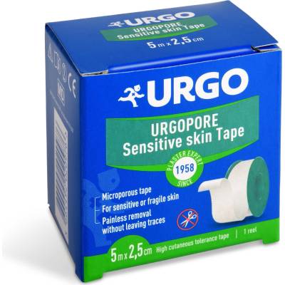 Urgo PORE Náplast netkaný textil 2,5 cm x 5 m