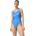 Speedo Бански костюм Speedo Women's Logo Deep One Piece Swimsuit - Blue/Cream