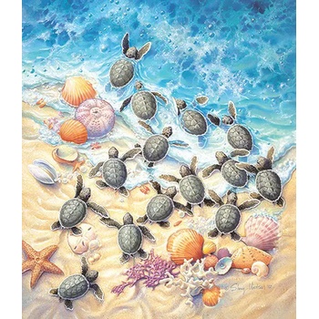 SunsOut - Puzzle Green Turtle Hatchlings - 550 piese