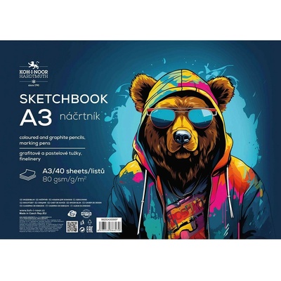 Koh-i-noor 9920 náčrtník A3 80 g/m2 40 listů – Zbozi.Blesk.cz