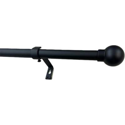 SP TREND Souprava záclonová rortažitelná Koule 16/19mm 120-210cm, černá