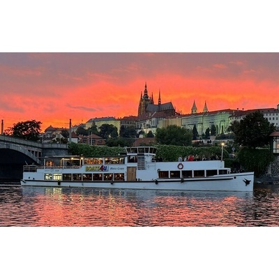 Romantická plavba výletní lodí s neomezenou konzumací prosecca v Praze