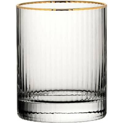 Gastrofans Sklenice Utopia Hayworth Double Old Fashioned se zlatým okrajem 6 x 325 ml