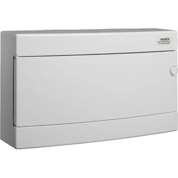 NOARK Electric ТАБЛО АПАРТАМЕНТНО 18 ПРЕДПАЗИТЕЛЯ ОТКР. МОНТАЖ БЯЛА ВРАТА 1 РЕД noark (101506)