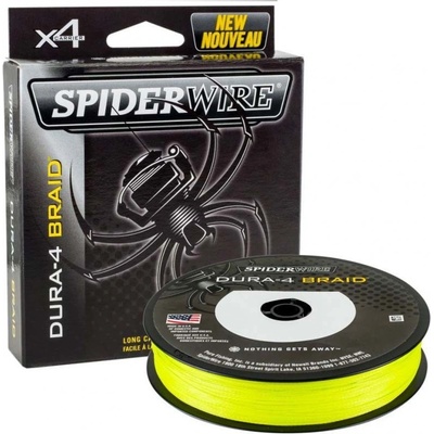 Spiderwire Šňůra DURA4 Yellow 300m 0,20mm 17kg