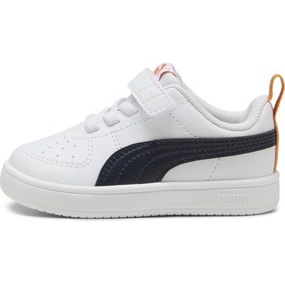 Puma detská voľnočasová obuv Rickie AC+INF biela,oranžová,čierna