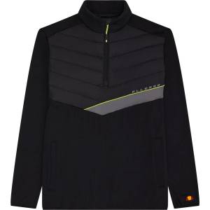 Ellesse Men's Guez 1/2 Zip Fleece - Black