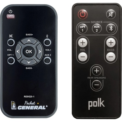 Dálkový ovladač General POLK AUDIO RE95201 – Hledejceny.cz