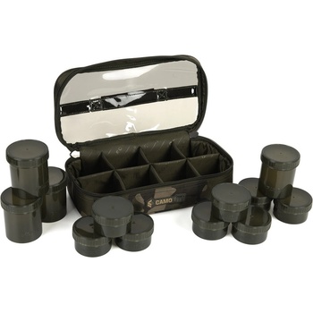Fox Puzdro na nástrahy Camolite 12 Pot Hookbait Case