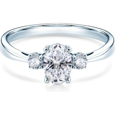 Savicki Zásnubný prsteň Classical Inspiration biele zlato diamanty PI B D 00085