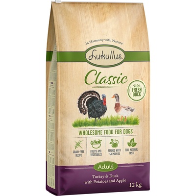 Lukullus Classic morčacie a kačacie bez obilnín 12 kg