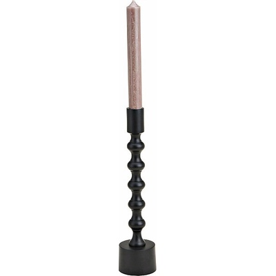 Nefertitis Svícen kovový pro stolní svíčky Black 27 cm NF62217 - 6 x 27 cm