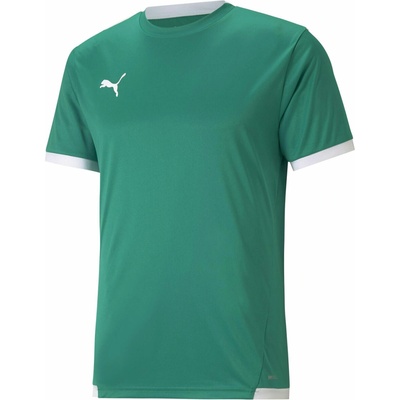 Puma pánske futbalové tričko TEAM LIGA JERSEY zelená biela