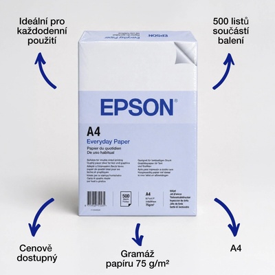 Epson Everyday Paper A4 500 listů 75gsm – Hledejceny.cz