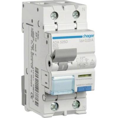 Hager ADA525D 2-pólový 25 A 0.03 A 240 V