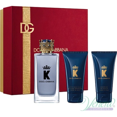 Dolce&Gabbana Dolce&Gabbana K by Dolce&Gabbana Комплект (EDT 100ml + AS Balm 50ml + SG 50ml) за Мъже