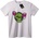 NOONEBRAND Тениска Зелен Юмрук Сила - 6XL, White