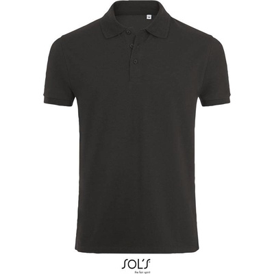 Sol's Phoenix Men pánske elastické polo sivé ch. mel.