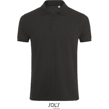 Sol's Phoenix Men pánske elastické polo sivé ch. mel.