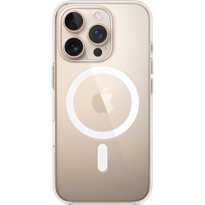 Apple Clear Case silikónové puzdro s MagSafe pre Apple iPhone 16 Pro transparentné MA7E4ZM/A