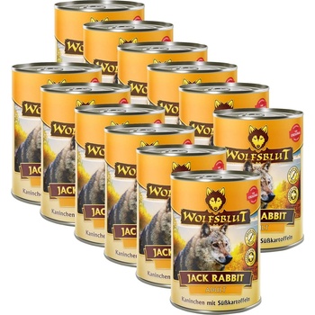 Wolfsblut Консерва WOLFSBLUT Jack Rabbit - заек и сладки картофи 12 x 395 г