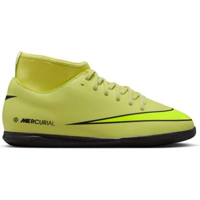 Nike Юношески футболни обувки Nike Mercurial Superfly 10 Club Juniors Indoor Football Boots - Volt/Crimson
