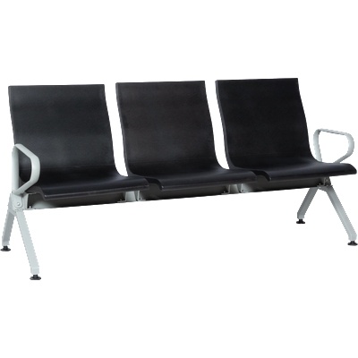 Bittel Посетителска пейка с 3 места Carmen CR-1037-3 - черна (3580607_1)