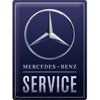 Postershop Plechová cedule: Mercedes-Benz Service - 30x40 cm