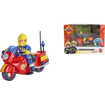 Simba-Dickie Hasič Sam Hasičská motorka s figurkou