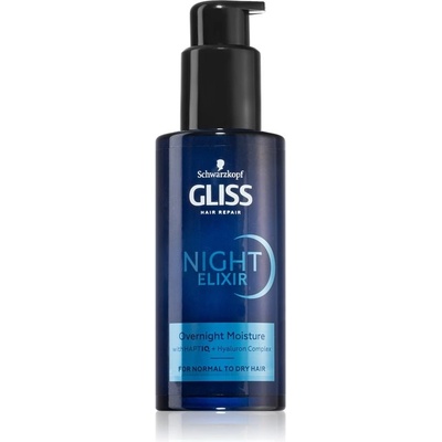 Schwarzkopf Gliss Night Elixir bezoplachový elixír pro suché vlasy 100 ml