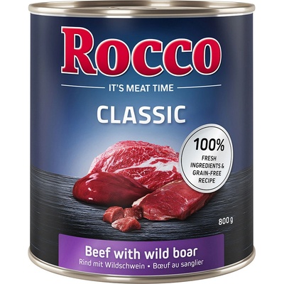Rocco Classic hovädzie s diviakom 6 x 800 g