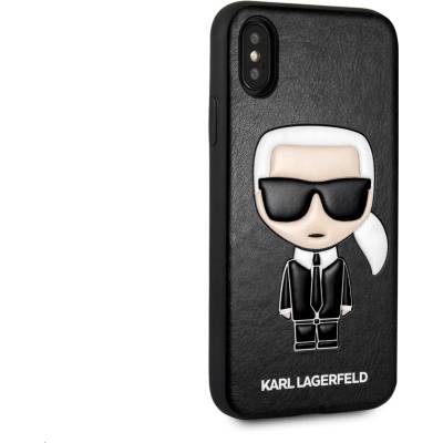 KARL LAGERFELD Гръб Karl Lagerfeld Ikonik TPU Case - Черен за iPhone X / XS