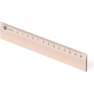 Metrie Scholar-M15 Dřevěné pravítko 15 cm
