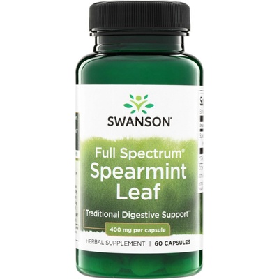 Swanson Máta Spearmint 400 mg 60 kapslí