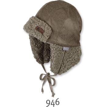 Sterntaler Зимна бебешка ушанка от еко кожа