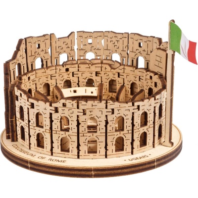 UGears Дървен 3D пъзел Ugears от 63 части - Колизеумът в Рим (U-70248 )
