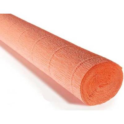 Italský krepový papír Cartotecnica Rossi 180g (50 x 250cm) - lososová 617