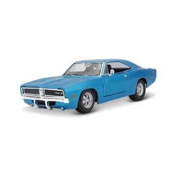Maisto Dodge Charger R/T 1969 Modrý 1:25
