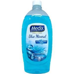 MEDIX течен сапун, Blue mineral, С антибактериална съставка, 800мл