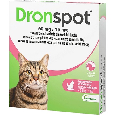 Dronspot SO střední kočky 2 x 0,7 ml