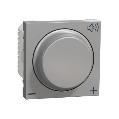 Schneider Unica - Ovládač hlasitosti, Aluminium
